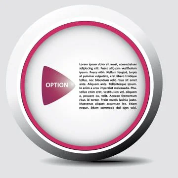 Button for option イラスト素材