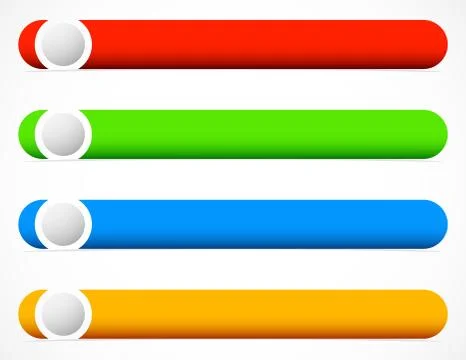 Button or banner elements. Colorful label, tag for your messages. Abstract re イラスト素材