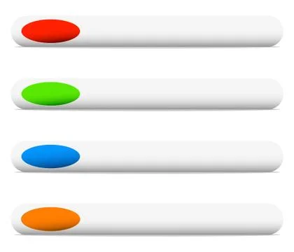 Button or banner elements. Colorful label, tag for your messages. Abstract re Stockillustratie