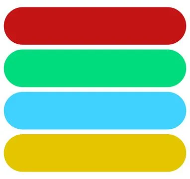 Button or banner elements. Colorful label, tag for your messages. Abstract re Illustrazione stock