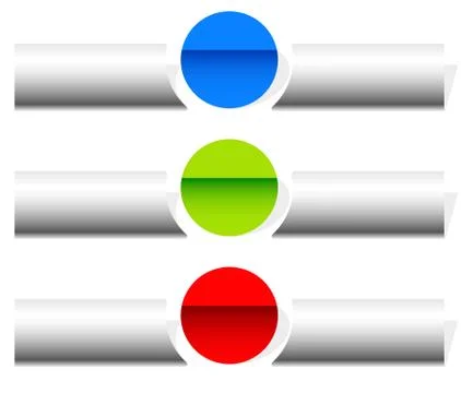 Button or banner elements. Colorful label, tag for your messages. Abstract re Stockillustratie