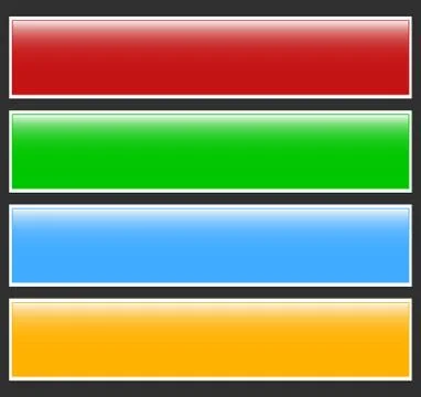 Button or banner elements. Colorful label, tag for your messages. Abstract re Illustrazione stock