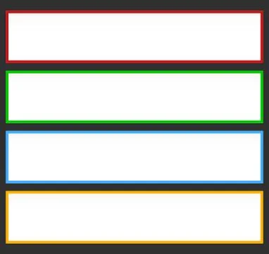 Button or banner elements. Colorful label, tag for your messages. Abstract re Illustrazione stock