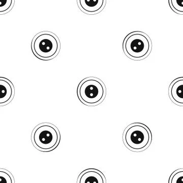 Button pattern seamless black 스톡 일러스트