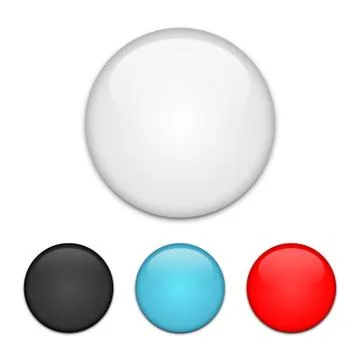 Button pin vector design illustration isolated on white background Illustrazione stock