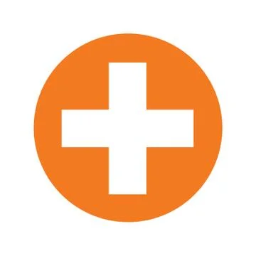 Button Plus icon Illustrazione stock