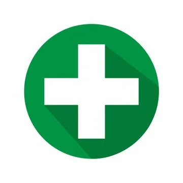 Button Plus icon 스톡 일러스트