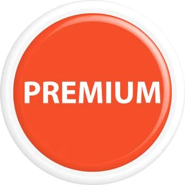 Button premium Ilustração Stock