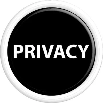 Button privacy Stock Illustration