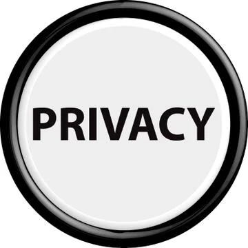 Button privacy Illustrazione stock