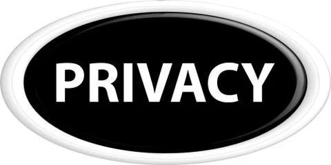 Button privacy Illustrazione stock