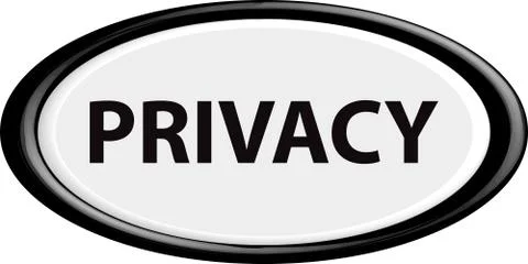 Button privacy Stockillustratie