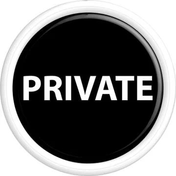 Button private Stockillustratie