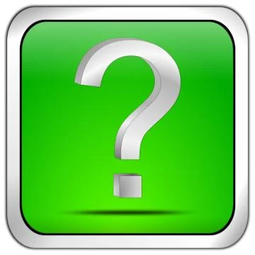 Button with question mark Foto stock