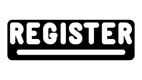 Button registration glyph icon animation Stock Footage 227116073