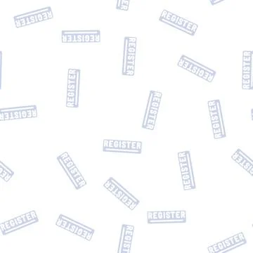 Button registration glyph vector seamless pattern Illustrazione stock