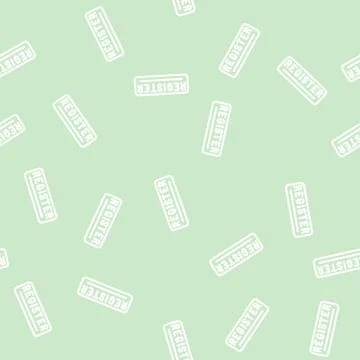 Button registration line vector seamless pattern Illustrazione stock