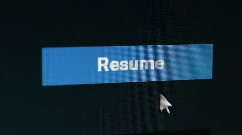 Button Resume To Pause Stock Footage 61462224