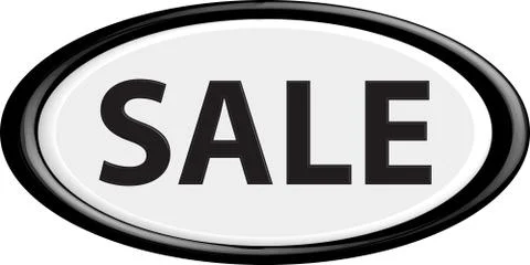 Button sale Ilustração Stock