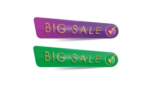 Button Sale Vector File Eps Stock Illustration
