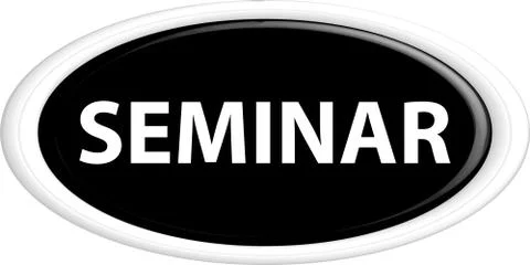 Button seminar 스톡 일러스트