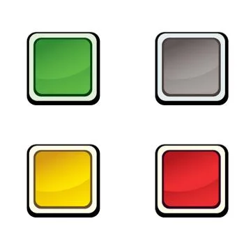 Button set. Icon design elements. Illustrazione stock