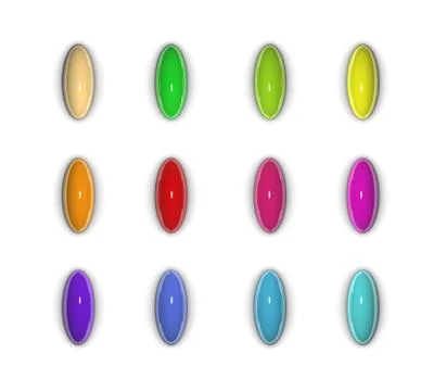 Button set Stock Illustration