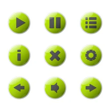 Button set for your ideas Stock Illustration