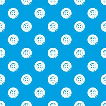 Button for sewing pattern seamless blue 스톡 일러스트