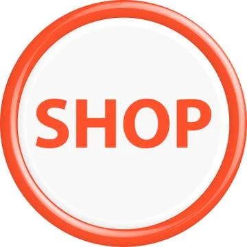 Button shop Ilustração Stock