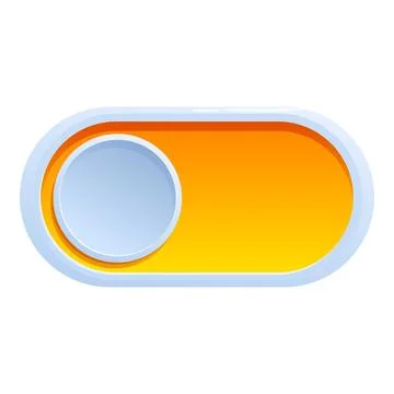 On off button showing power switch and control Illustrazione stock