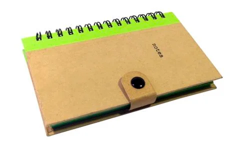 Button snap journal Foto stock