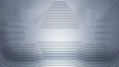 Like - button social media with 3D offset effect. Stock Footage 135584407