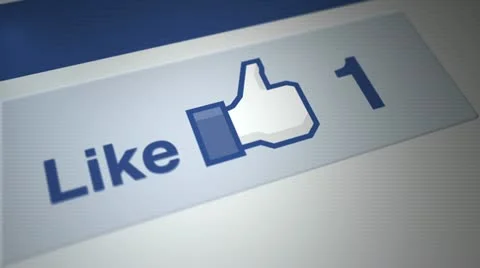 Like Button on Social Networks Stock Footage 12033020
