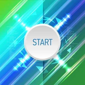 Button start Stock Illustration