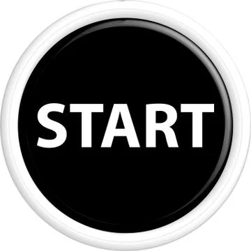 Button start Stock Illustration