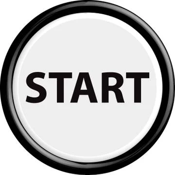 Button start Stock Illustration