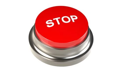 Button for Stop. Stock Illustration