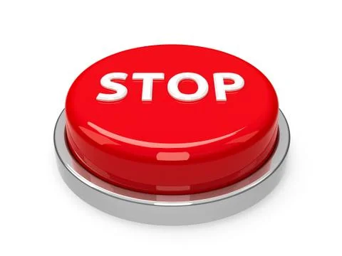 Button Stop Stock Illustration