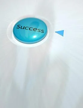 Button of success Stock Illustration