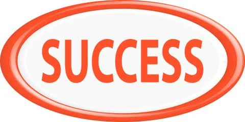 Button success Ilustração Stock