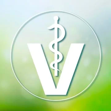 Button symbol veterinary Иллюстрация
