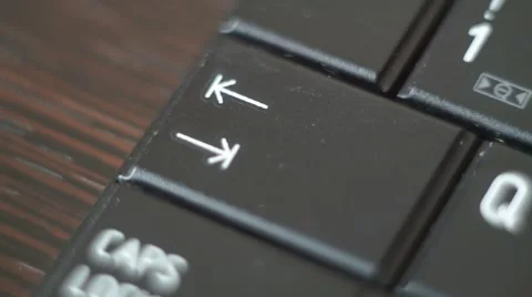 Button Tab PC Keyboard Typing Stock Footage 47309873