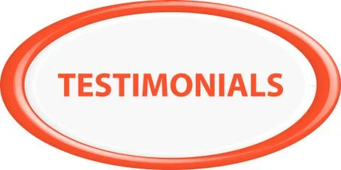 Button testimonials Ilustração Stock
