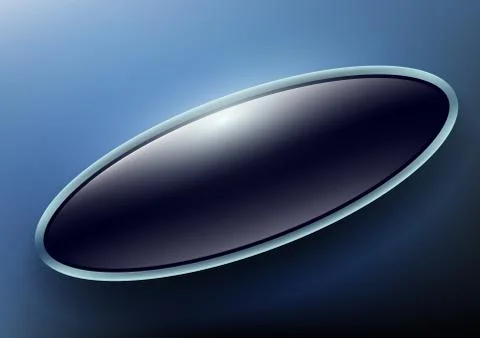 Button with text on a blue background Stock Illustration