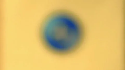 Button through blurry focus Stock Footage 68374597