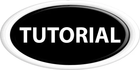 Button tutorial Illustrazione stock