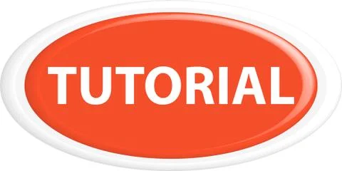 Button tutorial Stockillustratie