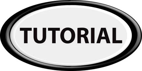 Button tutorial Stock Illustration