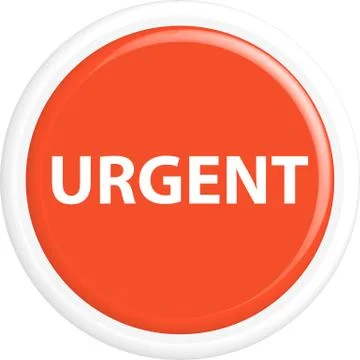 Button urgent Ilustração Stock
